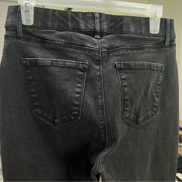 !SOLD! GLORIA VANDERBILT Women's Black Jeans size 8 Cotton Streetwear Curvy Pant - Picture 6 of 8